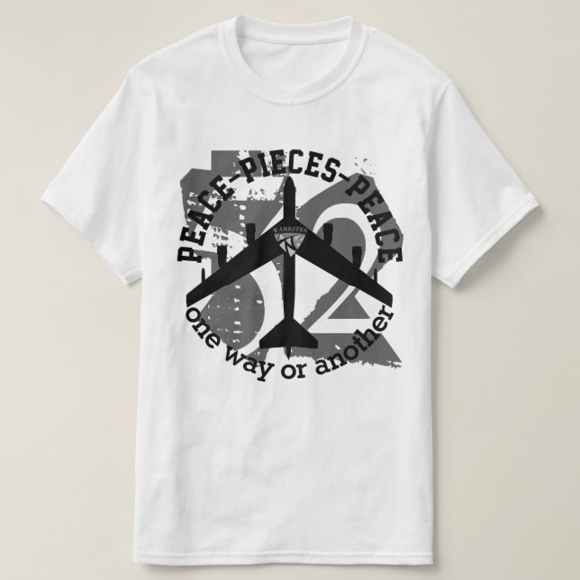 Warkites B-52 Peace T-shirt (Design Front)