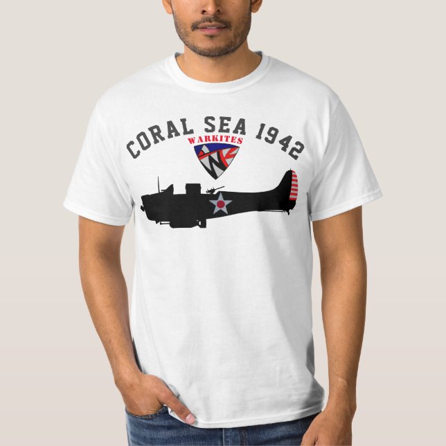 Warkites "Coral Sea 1942" Dauntless T-Shirt (Front)