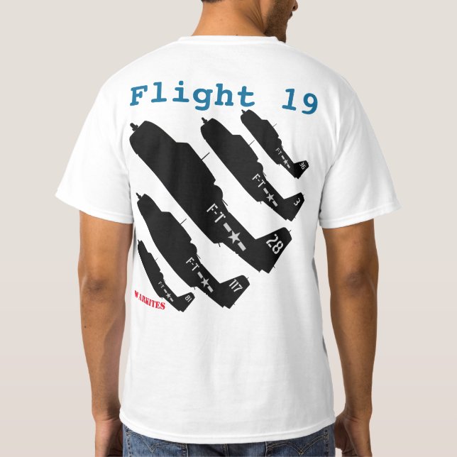 Warkites "Flight 19" TBF Avenger T-Shirt (Back)