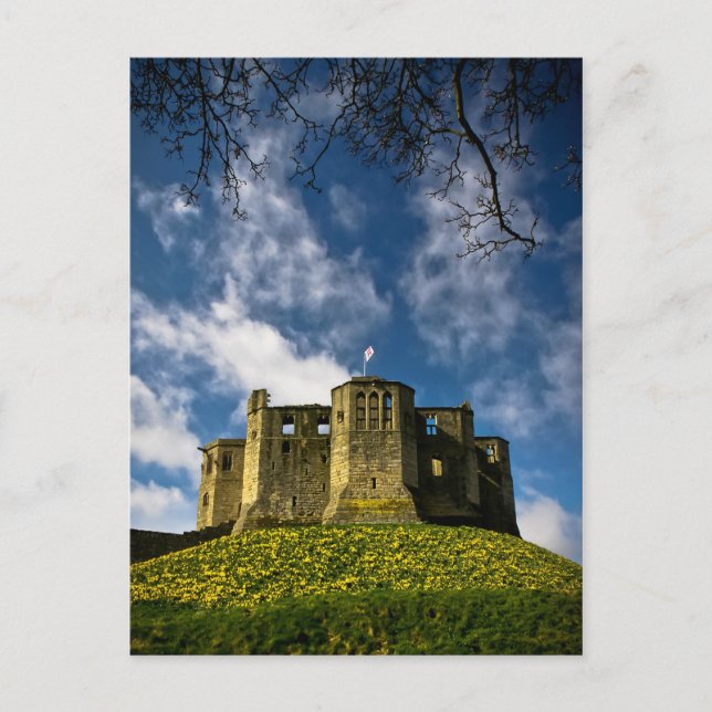 Warkworth Castle and Hermitage Postcard (Front)