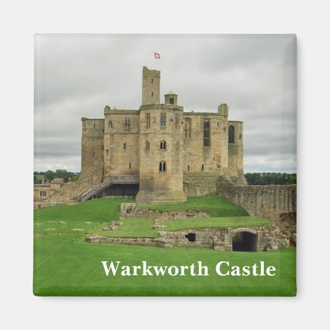 Warkworth Castle Magnet (Front)