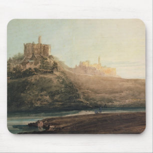 Warkworth Castle, Northumberland, c.1798 (w/c, gou Mouse Mat