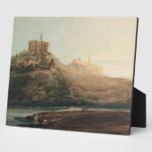 Warkworth Castle, Northumberland, c.1798 (w/c, gou Plaque (Side)