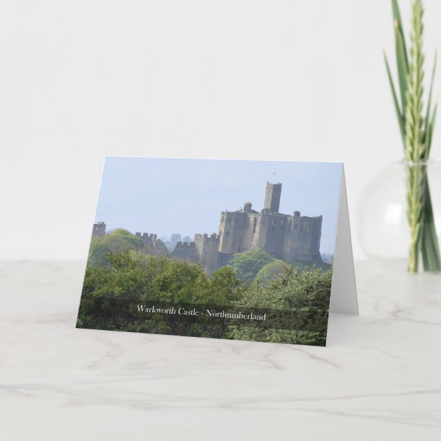 Warkworth Castle Northumberland Note Card (Front)