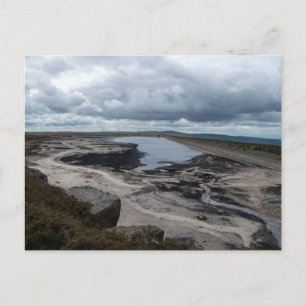 Warland Reservoir: Tranquil Moorland Waters Holiday Postcard