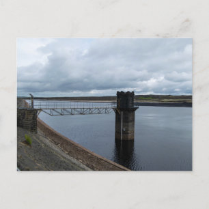 Warland Reservoir: Tranquil Moorland Waters Holiday Postcard