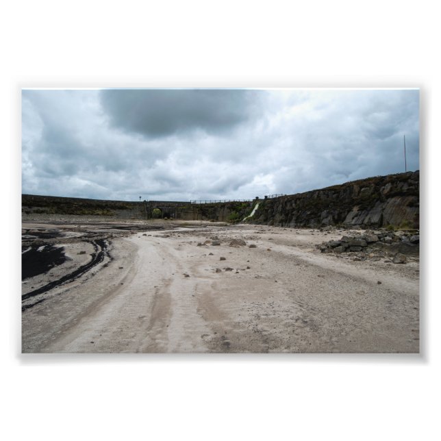 Warland Reservoir: Tranquil Moorland Waters Photo Print (Front)