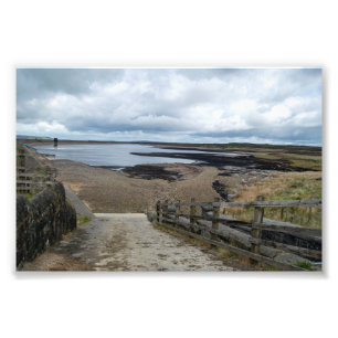 Warland Reservoir: Tranquil Moorland Waters Photo Print