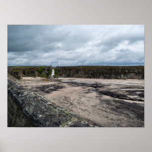 Warland Reservoir: Tranquil Moorland Waters Poster