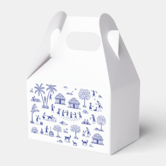 Warli Art Indian Tribal Illustration Favour Box