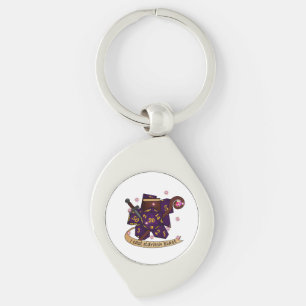 Warlock Dice Design Key Ring