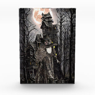 Warlock man witch haunted house fantasy dark art photo block
