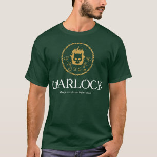 Warlock Warlocks Magic Tabletop RPG Addict T-Shirt