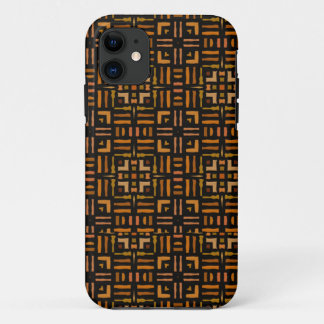 Warm African Geometric Tribal Design 2 iPhone 11 Case