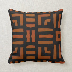 Warm African Tribal Design Cushion