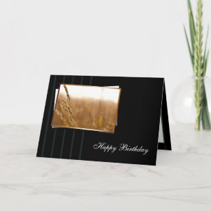 Warm and Classy Birthday Card