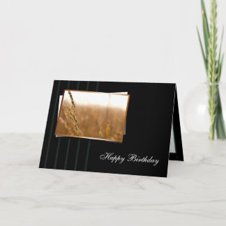 Warm and Classy Birthday Card