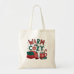 Warm And Cosy Christmas Hot Cocoa Xmas  Tote Bag