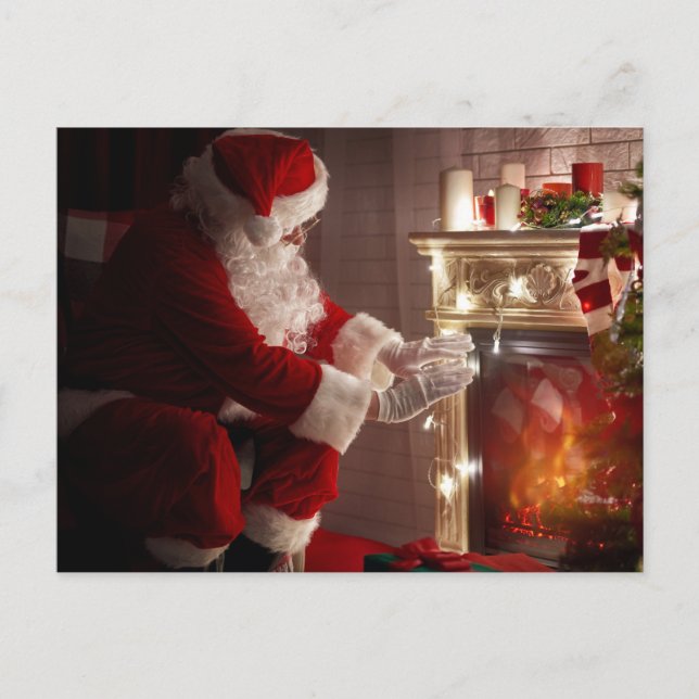Warm and Cosy-- Christmas Postcard (Front)