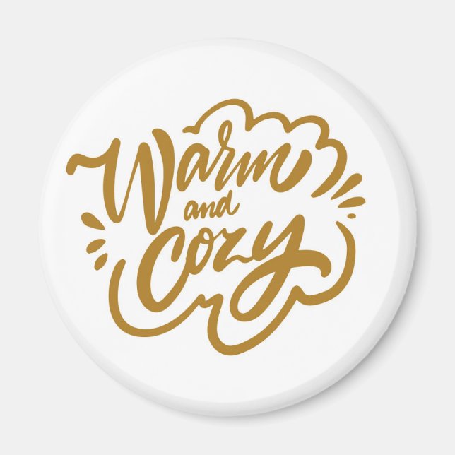 Warm and Cosy Magnet (Front)