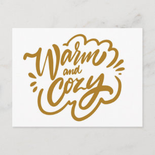 Warm and Cosy Postcard
