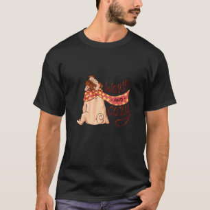 Warm And Cosy Pug Puggle Dog Owner Puppy Pet Dog T-Shirt