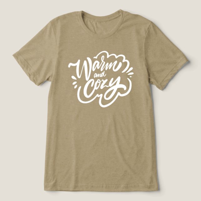 Warm and Cosy Tri-Blend Shirt (Design Front)