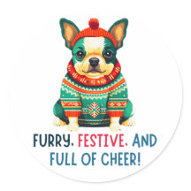 Warm and Fuzzy Christmas Dog