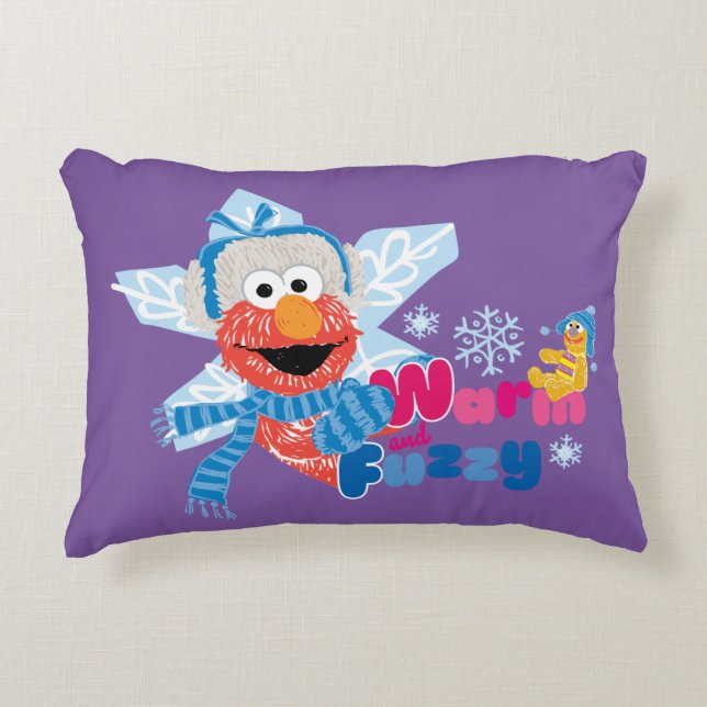 Warm and Fuzzy Elmo Decorative Cushion (Front)