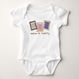 Warm and Toasty Breakfast Toaster Pastry Junk Food Baby Bodysuit