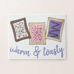Warm and Toasty Breakfast Toaster Pastry Junk Food Jigsaw Puzzle