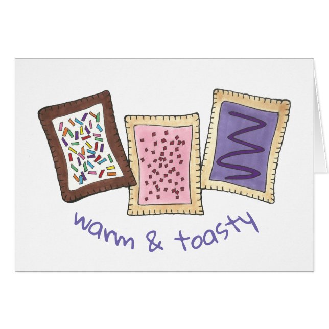 Warm and Toasty Breakfast Toaster Pastry Pastries (Front Horizontal)