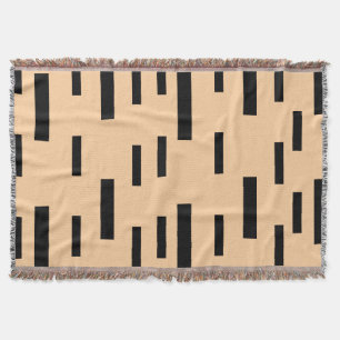 Warm Apricot Throw Blanket