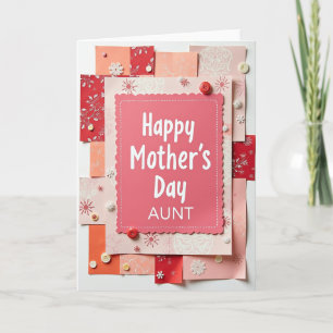 Warm Aunt Mothers Day Wish Card