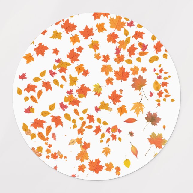 Warm Autumn Leaves, magical season gifts  (Design 2)