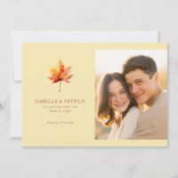 Warm Autumn Maple Leaf