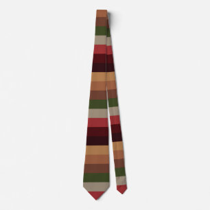 Warm Autumn Stripes  Tie