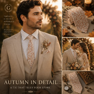 Warm Autumn Vibes Tie