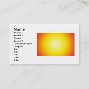Warm Background Business Card