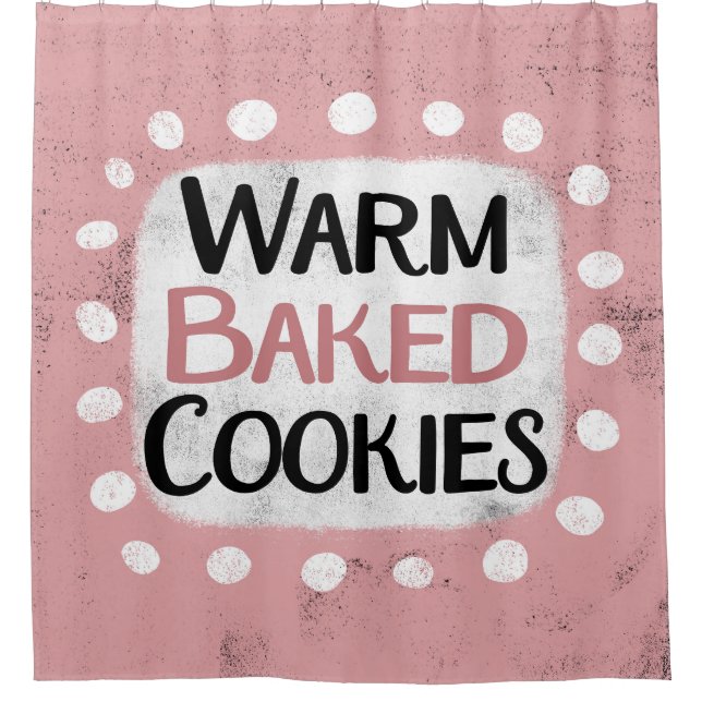 Warm Baked Cookies Shower Curtain (Front)