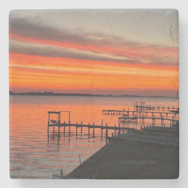 warm bay stone coaster (Front)