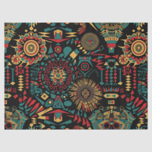 Warm Beige "Heritage-Inspired Patterns" Tissue Pap Paper