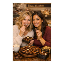 Warm Belgian Praline Cafe Delight Poster