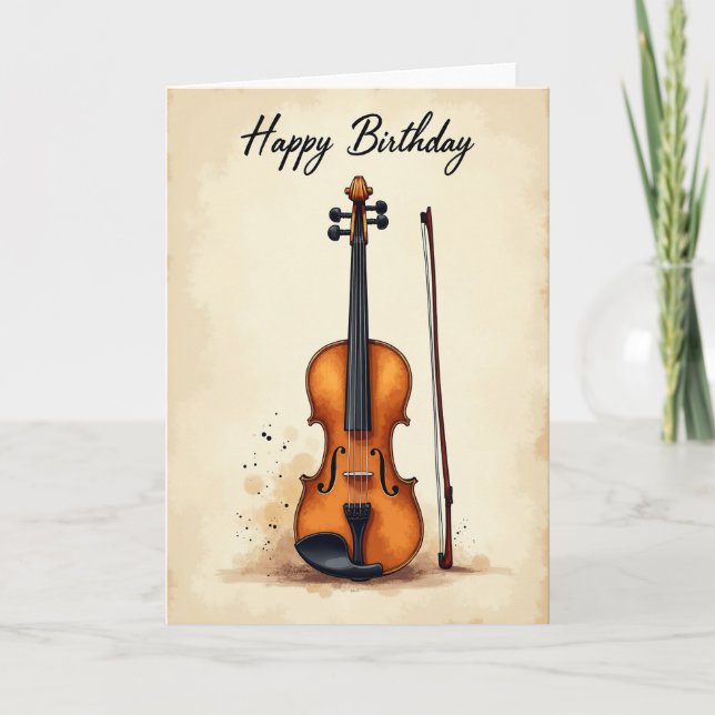 Warm Birthday Card (Front)