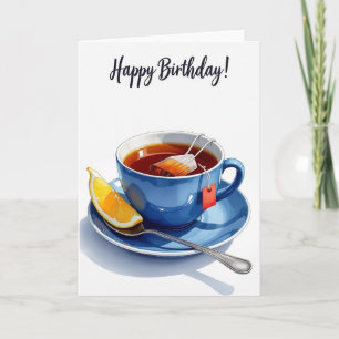 Warm Birthday Teacup Card