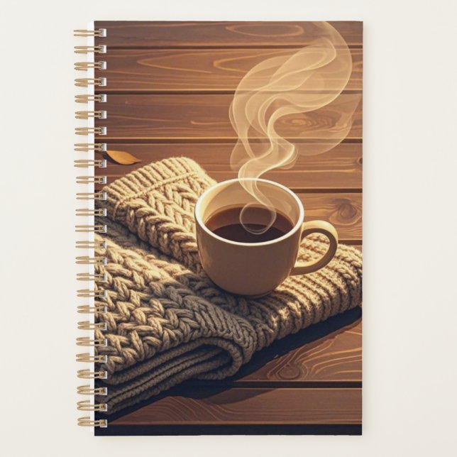 Warm blanket and steamy drink planner (Front)