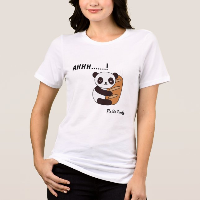 “Warm bread. Warmer hugs.” Tri-Blend Shirt (Front)
