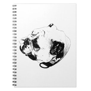 Warm Bulldog Notes Notebook