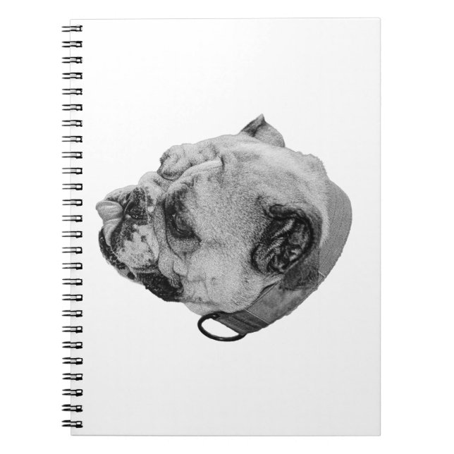 Warm Bulldog Thoughts Notebook (Front)