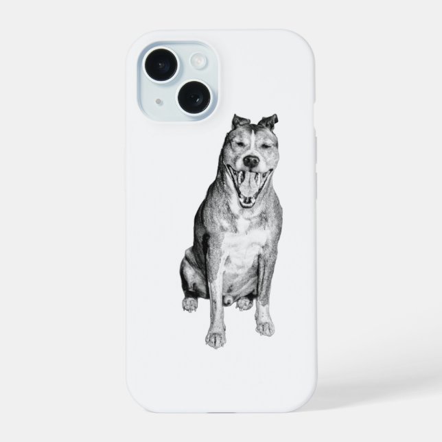 Warm Calm Glow iPhone 15 Case (Back)